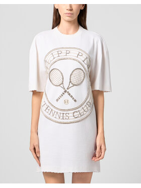 PHILIPP PLEIN PHILIPP PLEIN Vestito da giorno 30516 Bianco Over Fit