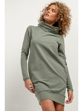 Tessita Tessita Sukienka codzienna T376 Zielony Straight Fit