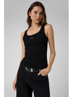 Guess Jeans Guess Jeans Top 185512 Czarny Classic Fit