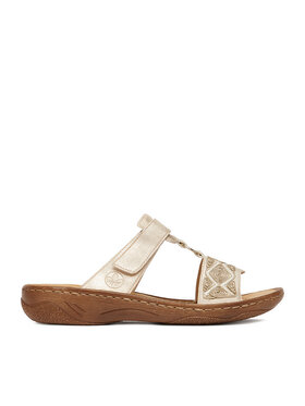 Rieker Rieker Pantoletten CEO-V2864-60 Goldfarben