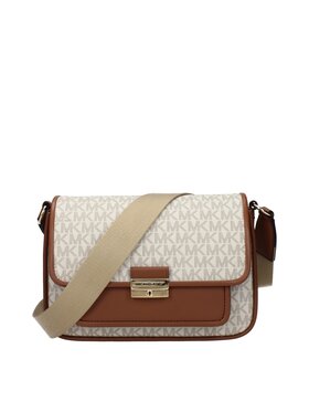 Michael Kors Michael Kors Torebka Beige Fabric Crossbody Beżowy