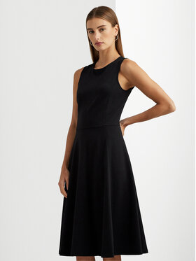 Lauren Ralph Lauren Lauren Ralph Lauren Ежедневна рокля 250851951001 Черен Slim Fit