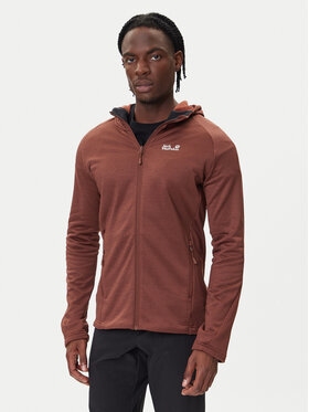 Jack Wolfskin Jack Wolfskin Fliso džemperis Peak District A65272 Ruda Regular Fit