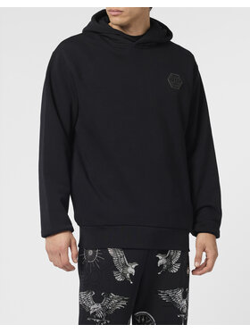 PHILIPP PLEIN PHILIPP PLEIN Mikina 24629 Čierna Regular Fit