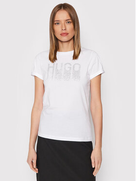 Hugo Hugo T-Shirt The Tee 13 50461532 Bílá Slim Fit