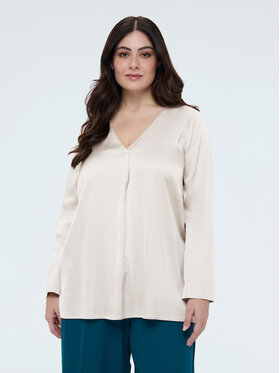 Fiorella Rubino Fiorella Rubino Bluzka 2025T002404N002 Biały A-Line Fit