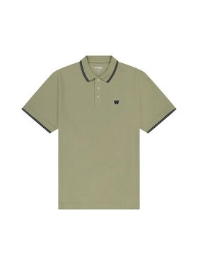 Wrangler Wrangler Polo POLO SHIRT 112362829 Zielony Regular Fit