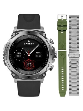 Garett Garett Zegarek 5904238486863-PAY-BLACK Czarny