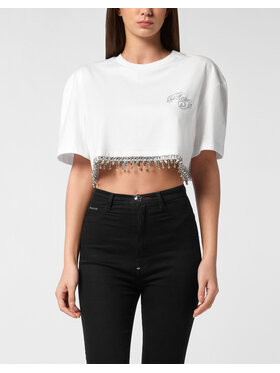 PHILIPP PLEIN PHILIPP PLEIN Tričko 27391 Biela Regular Fit