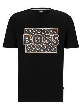 Boss Majica 50489334 Črna Regular Fit