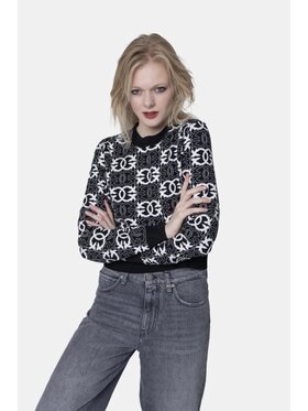 PINKO PINKO Πουλόβερ Gypsies Λευκό Regular Fit