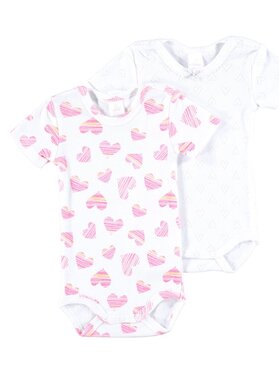Kanz Kanz Komplet body i śpiochy 1635054B-8012 Kolorowy Basic Fit