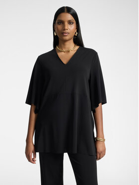 Elena Mirò Elena Mirò T-Shirt G059Z000713N033 Czarny Regular Fit