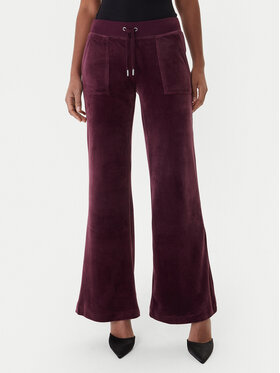 Juicy Couture Juicy Couture Pantaloni trening Layla JCSEBJ001 Vișiniu Flared Leg