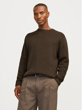 Jack&Jones Jack&Jones Sveter Milano 12259666 Béžová Relaxed Fit