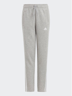 adidas adidas Долнище анцуг Essentials 3-Stripes IC6127 Сив Slim Fit