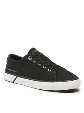 Tommy Hilfiger Tommy Hilfiger Tenisky Lace Up Vulc Sneaker Bl FW0FW07248 Černá