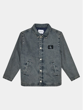 Calvin Klein Jeans Calvin Klein Jeans Džinsinė striukė Skater IU0IU00537 Mėlyna Relaxed Fit