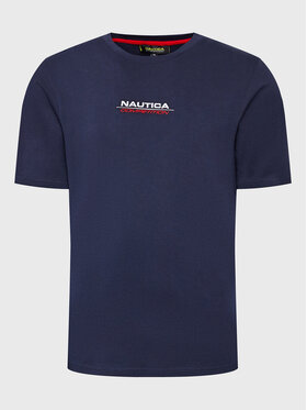 Nautica Nautica Marškinėliai Tarpon N7G00792 Tamsiai mėlyna Regular Fit