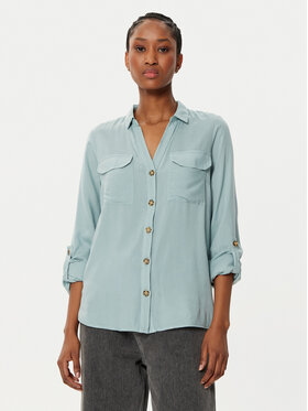 Vero Moda Vero Moda Hemd Bumpy 10275283 Grün Regular Fit