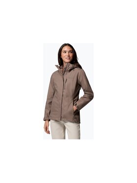 Columbia Columbia Kurtka przeciwdeszczowa Pouring Adventure III Jacket 2117191254 Szary Regular Fit