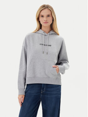 Guess Jeans Guess Jeans Μπλούζα W5RQ27 K68I4 Γκρι Oversize