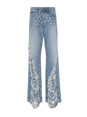 PHILIPP PLEIN PHILIPP PLEIN Jeansy 14719 Světle modrá Skater Fit