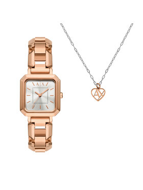 Armani Exchange Armani Exchange Zegarek Leila AX7167SET Złoty