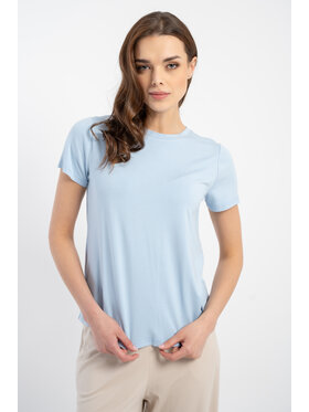 CLICK CLICK Μπλουζάκι 72-010 Γαλάζιο Loose Fit