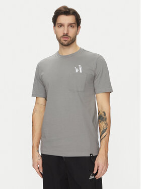 adidas adidas T-Shirt Lounge Slides Graphic Pocket JC5284 Γκρι Regular Fit