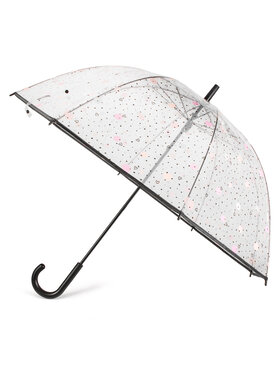 Happy Rain Happy Rain Regenschirm Long Domeshape Dots & Hearts 40983 Weiß