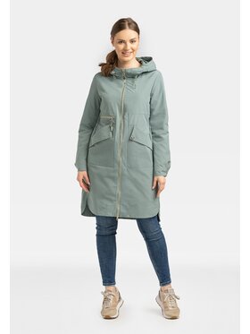 Perso Perso Kurtka damska BLE231619F Khaki Regular Fit