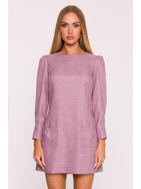 Made of Emotion Made of Emotion Sukienka wieczorowa M870 Brązowy Modern Slim Fit
