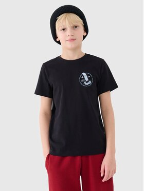 4F 4F Tričko 4FJRSS25TTSHM2565-20S Čierna Regular Fit