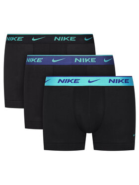 Nike Nike Комплект 3 чифта боксерки 0000KE1008 Черен