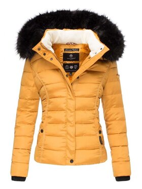Navahoo Navahoo Kurtka zimowa Miamor Żółty Casual Fit