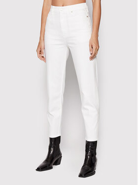 Calvin Klein Calvin Klein Τζιν Shine K20K203570 Λευκό Mom Fit