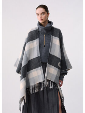 Liu Jo Liu Jo Poncho 2F6041T274209012 Grigio Regular Fit