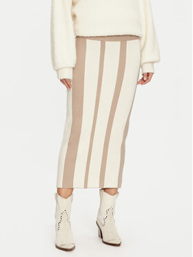 Vero Moda Vero Moda Suknja olovka Gold New Art 10311360 Bež Slim Fit