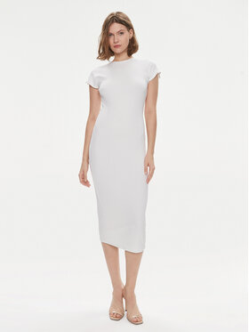 Calvin Klein Calvin Klein Літня сукня Q-Nova K20K206537 Білий Slim Fit