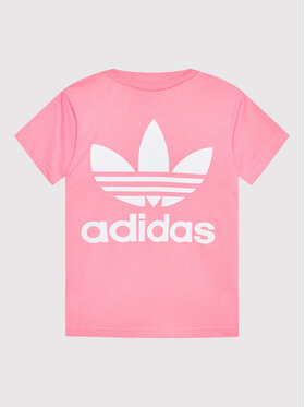 adidas adidas T-shirt Trefoil HK0259 Ružičasta Regular Fit