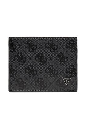 Guess Guess Portofel Mare pentru Bărbați SMVELE LEA27 Negru