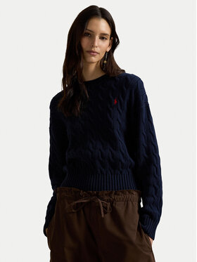 Polo Ralph Lauren Polo Ralph Lauren Sveter 211A96245001 Tmavomodrá Relaxed Fit