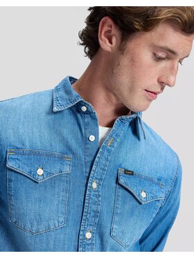 Lee Lee Koszula REGULAR SHIRT Niebieski Regular Fit