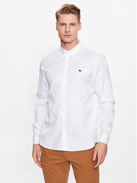 Lacoste Lacoste Koszula CH2933 Biały Regular Fit