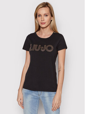 Liu Jo Liu Jo T-Shirt 5A2044 J5003 Černá Regular Fit