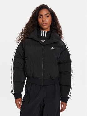 adidas adidas Giubbotto invernale adicolor JX2970 Nero Loose Fit