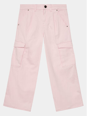 Guess Guess Hlače J4RB14 WEHD0 Ružičasta Relaxed Fit