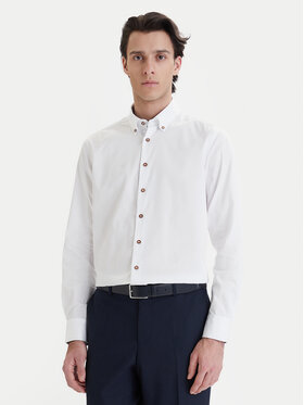 Bugatti Bugatti Camicia 9350-78500C Bianco Modern Fit