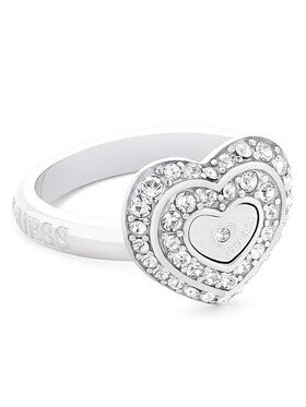 Guess Guess Prsten JUBR04 034JW Srebrni premaz od rodija